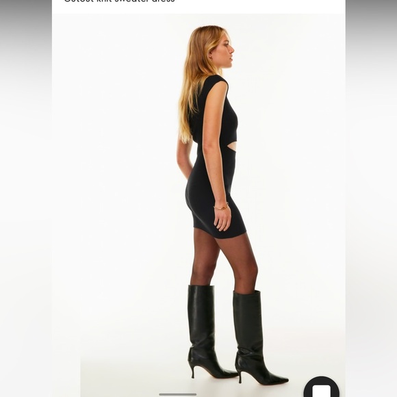 Wilfred Cutout Knit Mini Dress - Picture 1 of 6